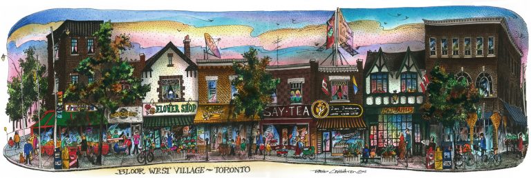 "Bloor West Village" Bloor St, Toronto Ontario