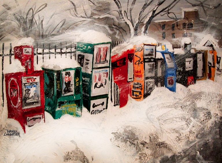 Newsboxes Winter