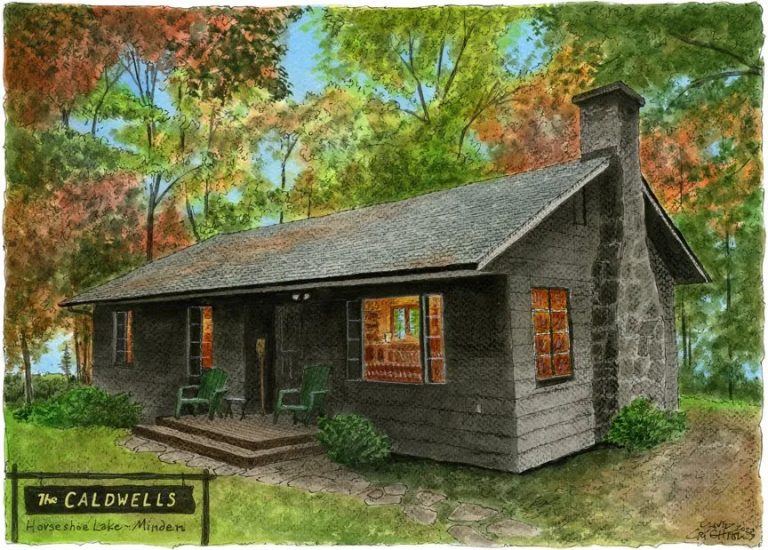 The Caldwells Cottage, Horseshoe Lake, Minden Ontario